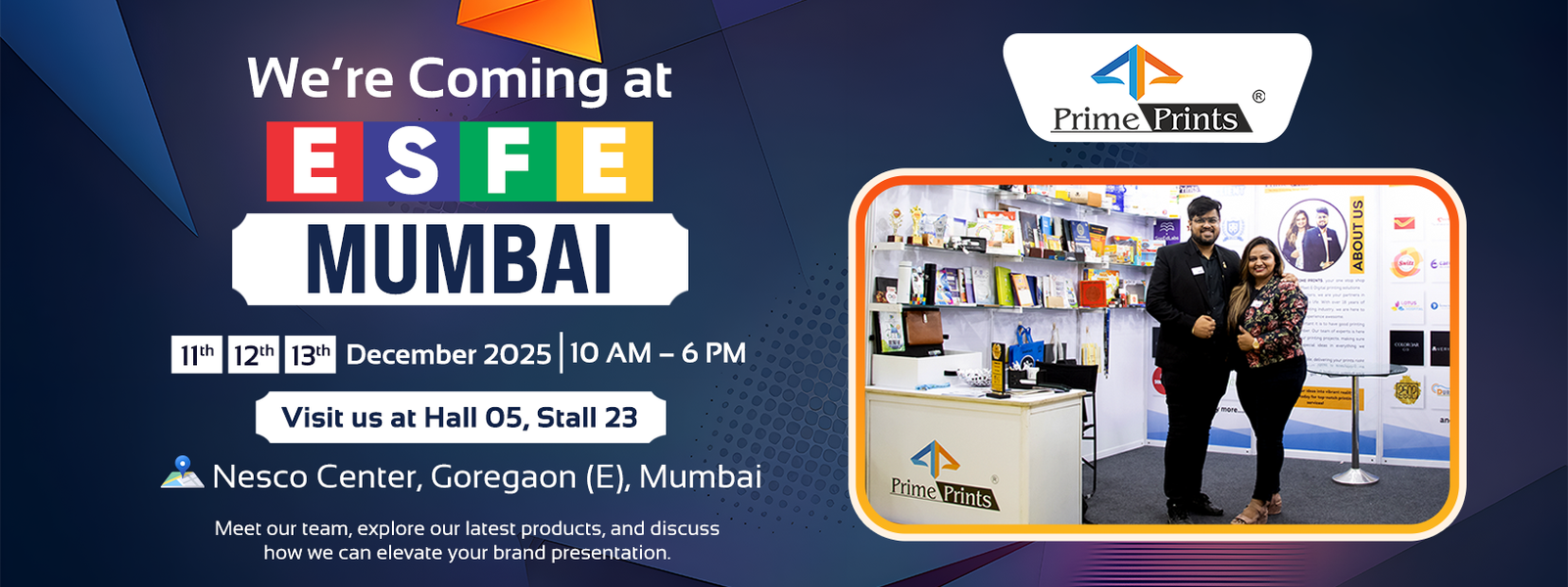 heena exhibiton banner